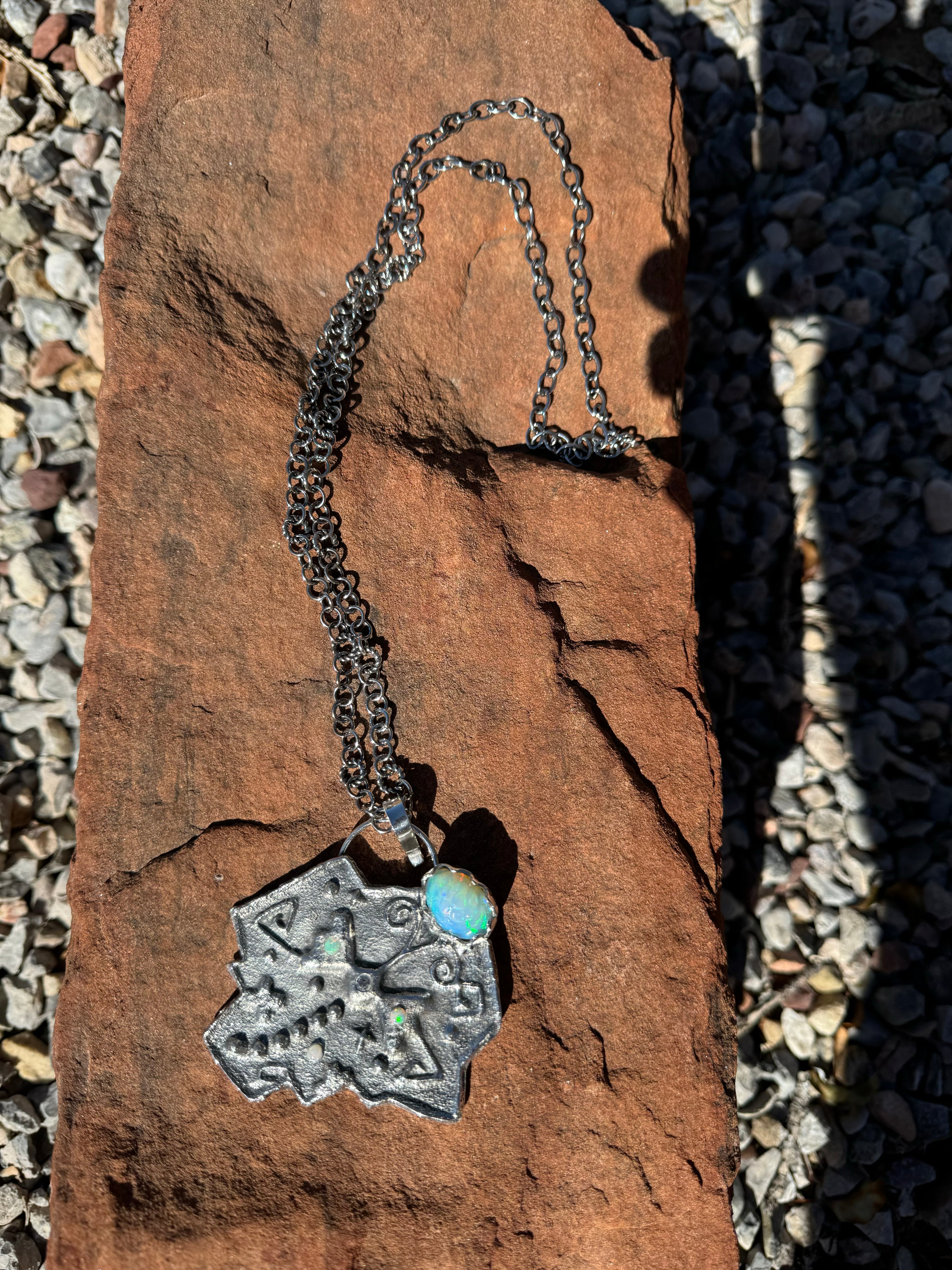 Navajo Dragonfly Journey Pendant