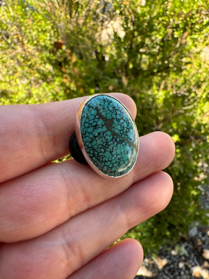 Hubei Turquoise Hair Tie (oval)