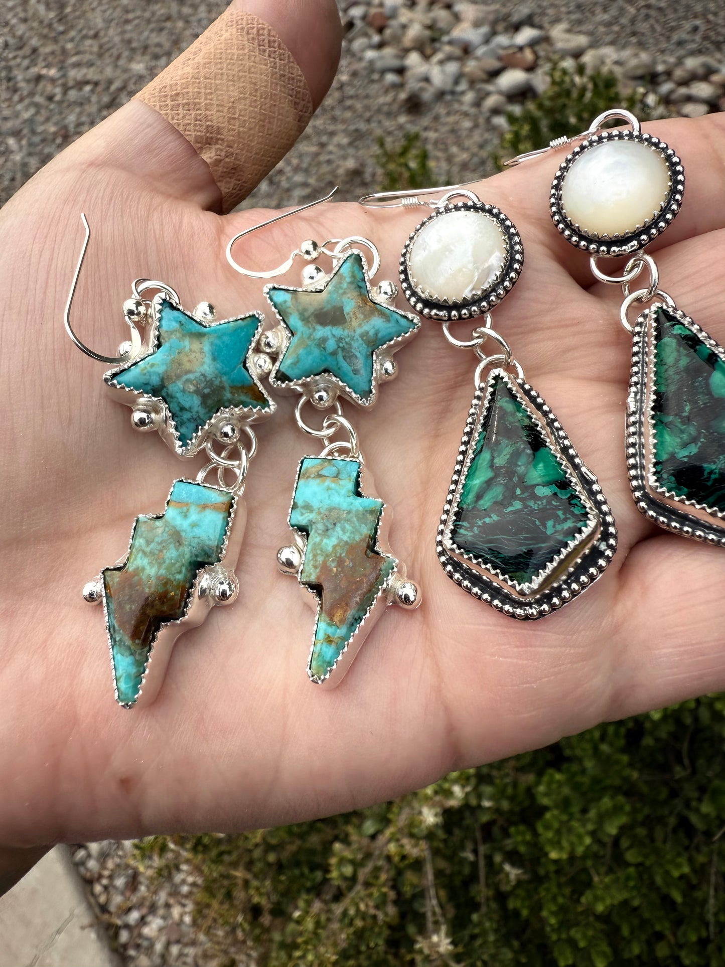 Star & Lightning Earrings