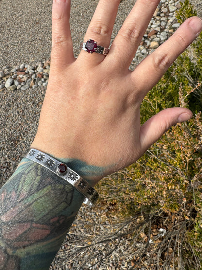 Rhodolite Garnet Ring (Sz 9.25)