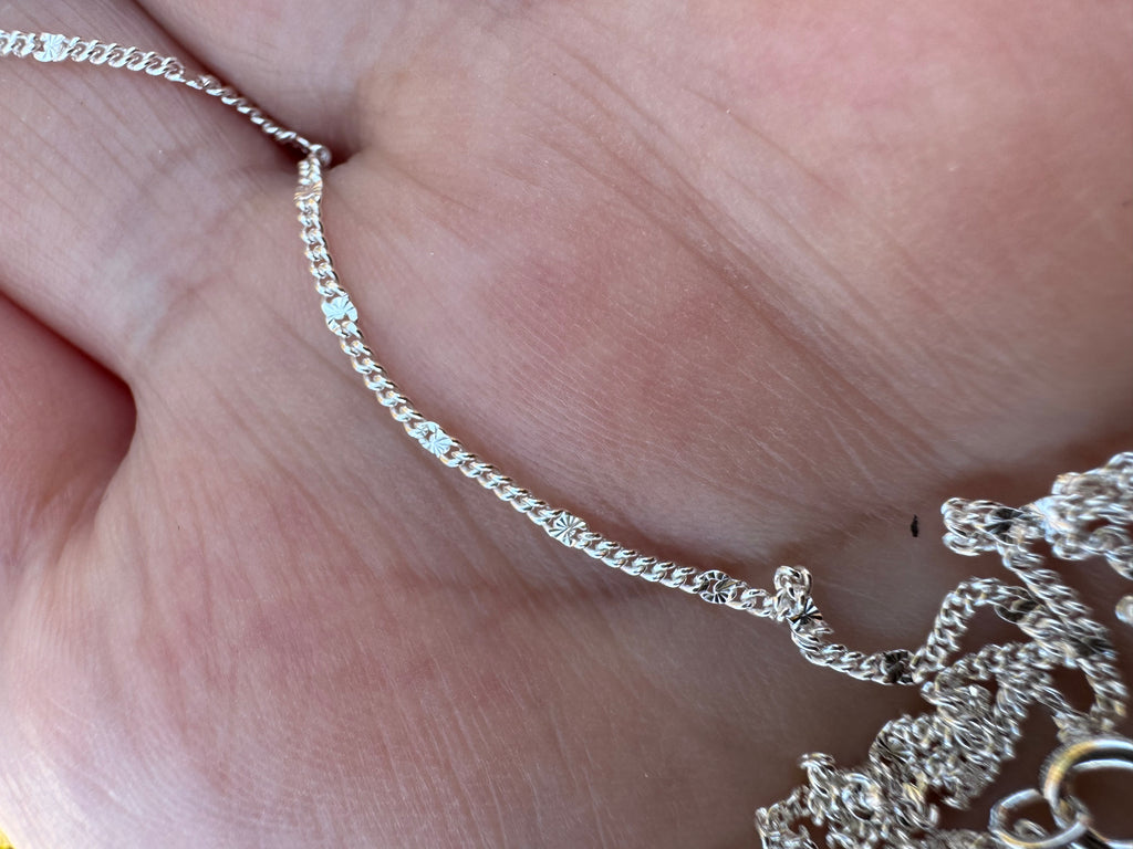 Checkered Turquoise Bolt Necklace