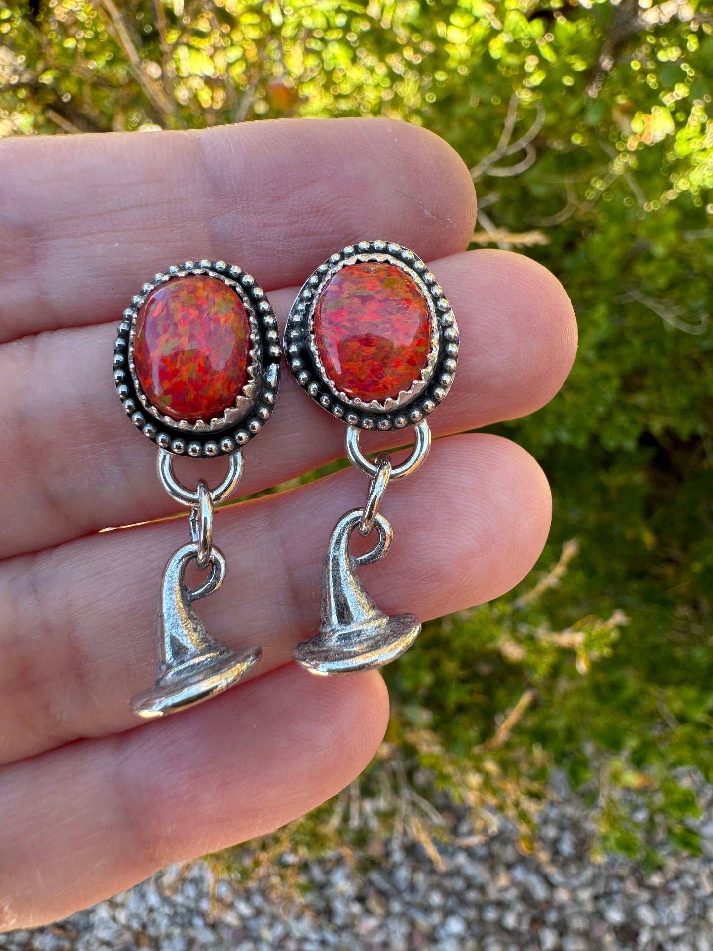 Red Witchy Earrings