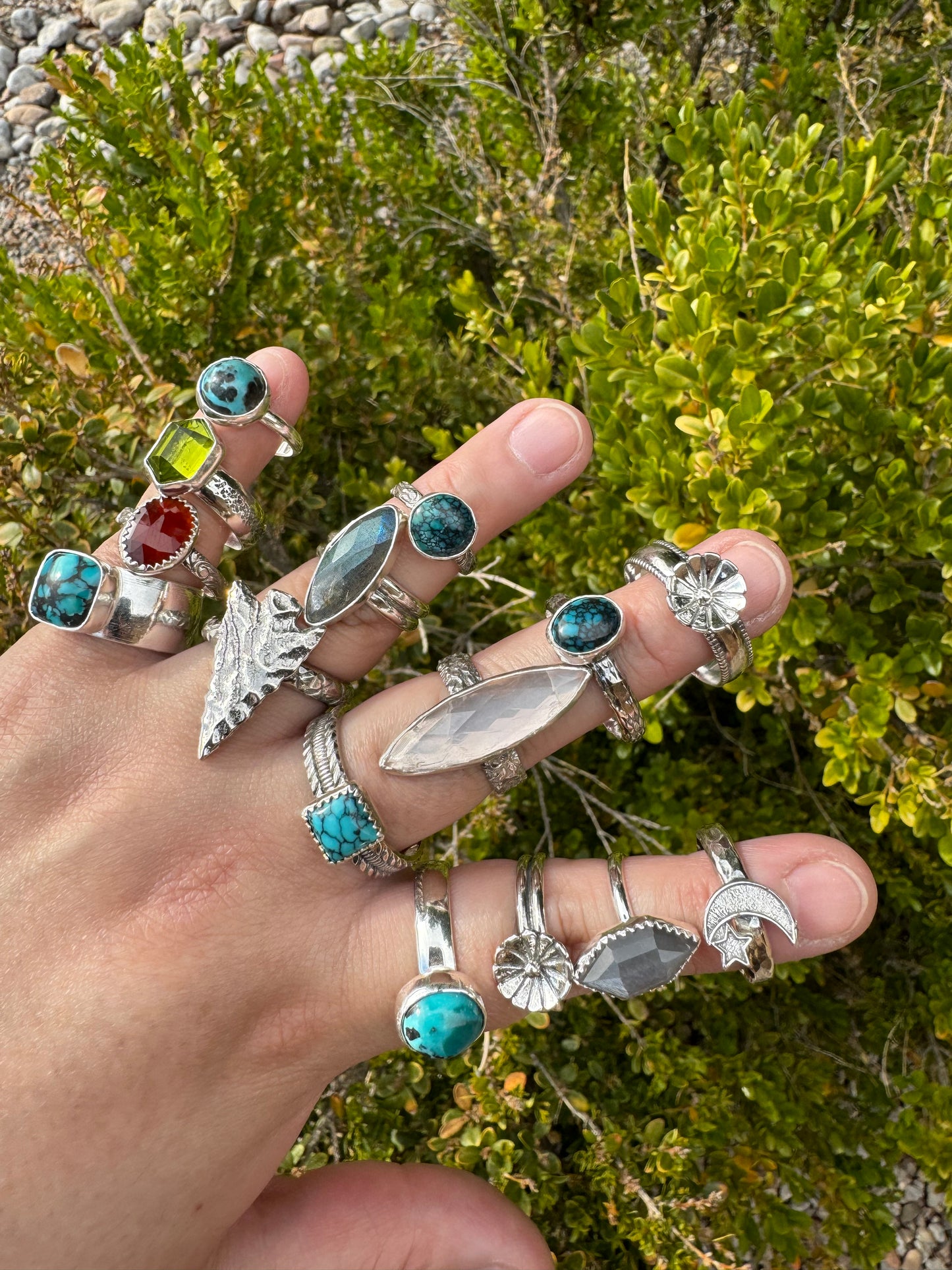 Turquoise Round Ring (Sz 4)