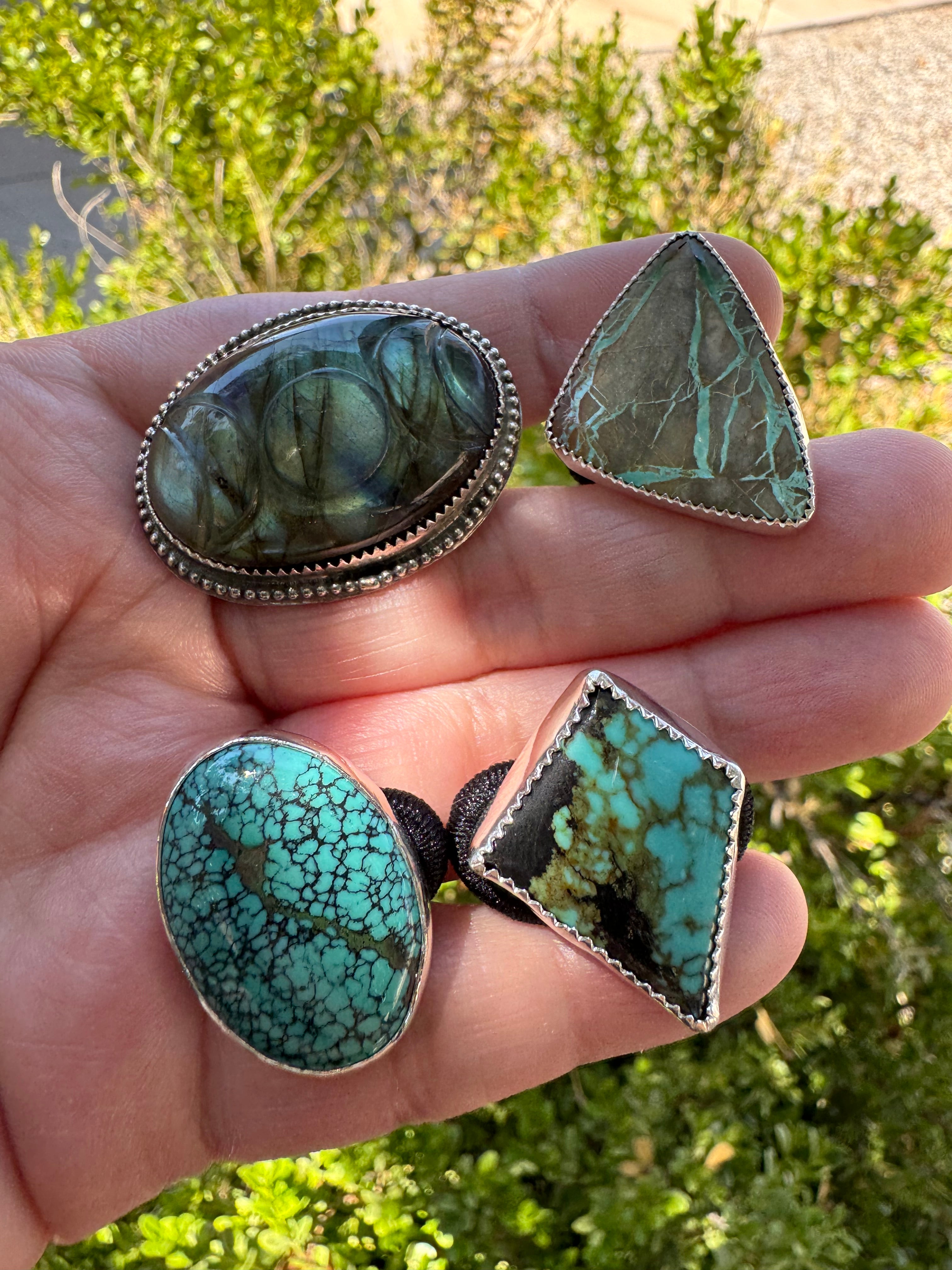 Hubei Turquoise Hair Tie (freeform)