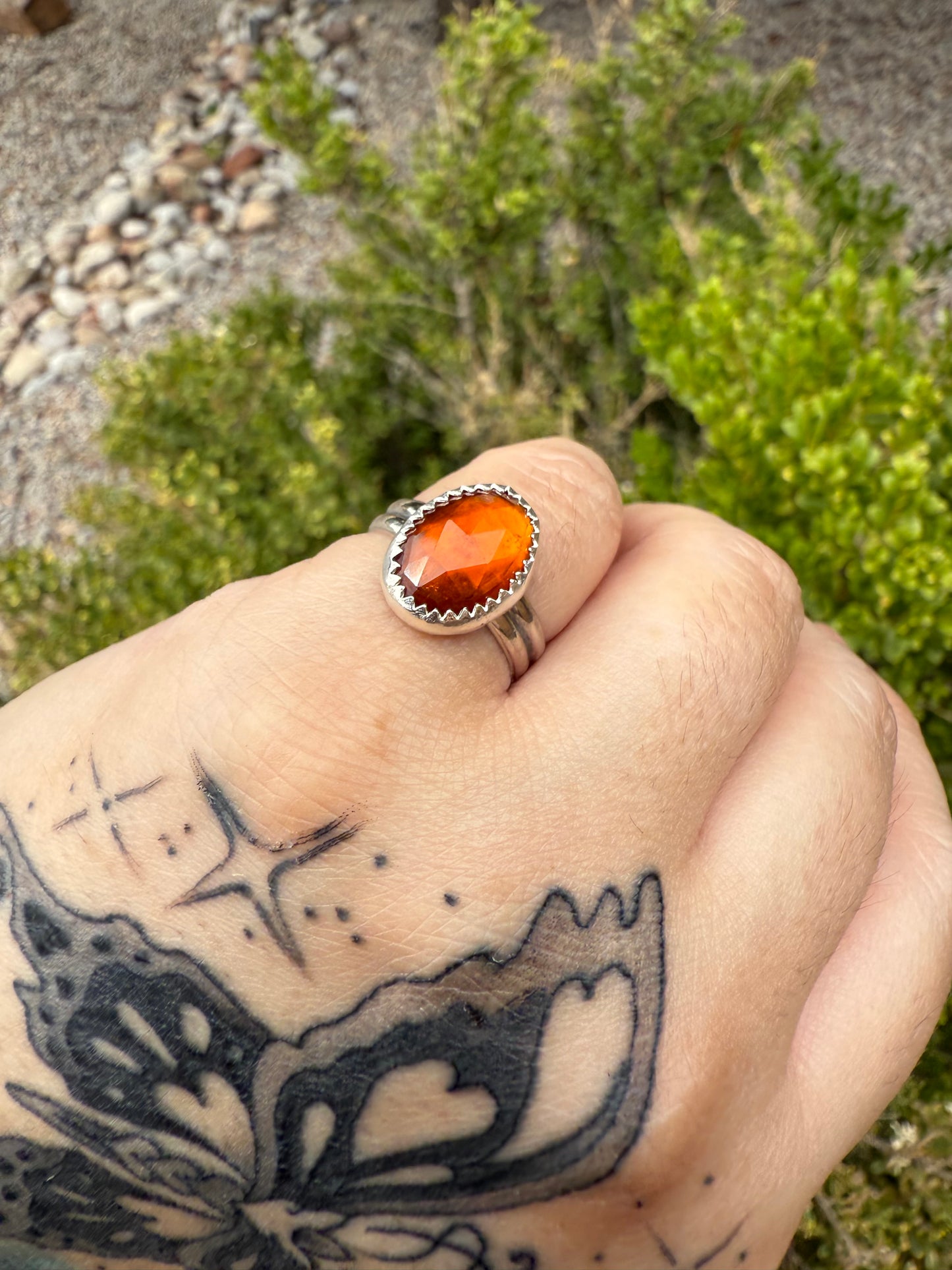 Garnet Ring (Sz 6.25)