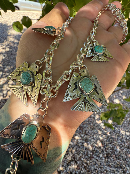 Heavy Metal Thunderbird Necklace