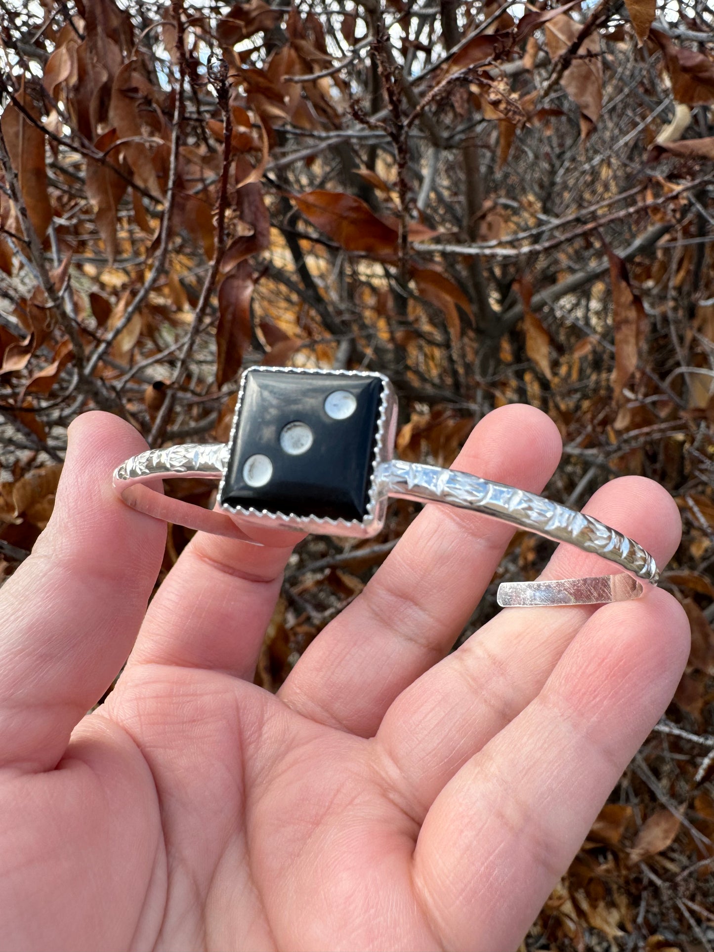 Onyx Die Bracelet