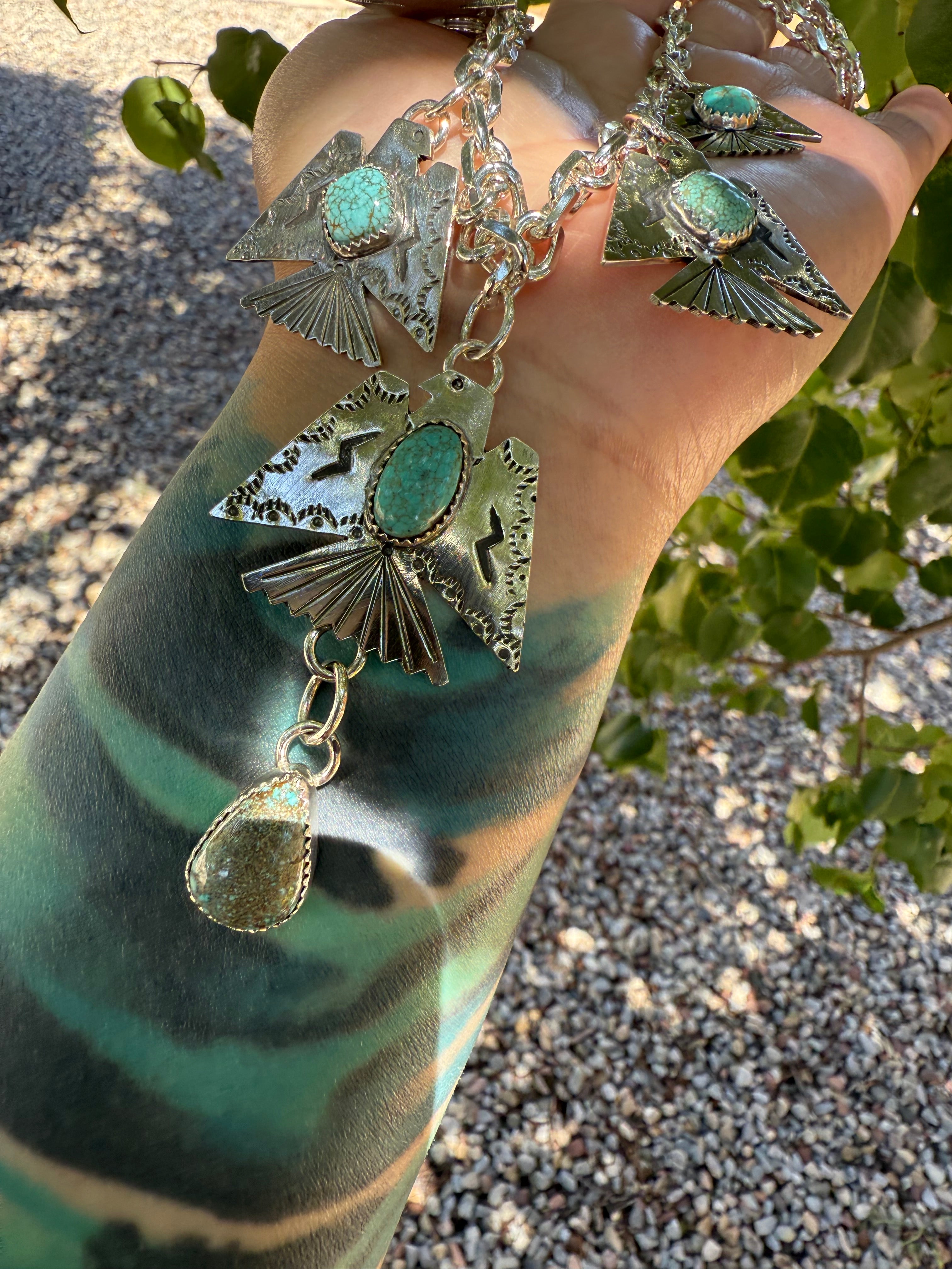 Heavy Metal Thunderbird Necklace