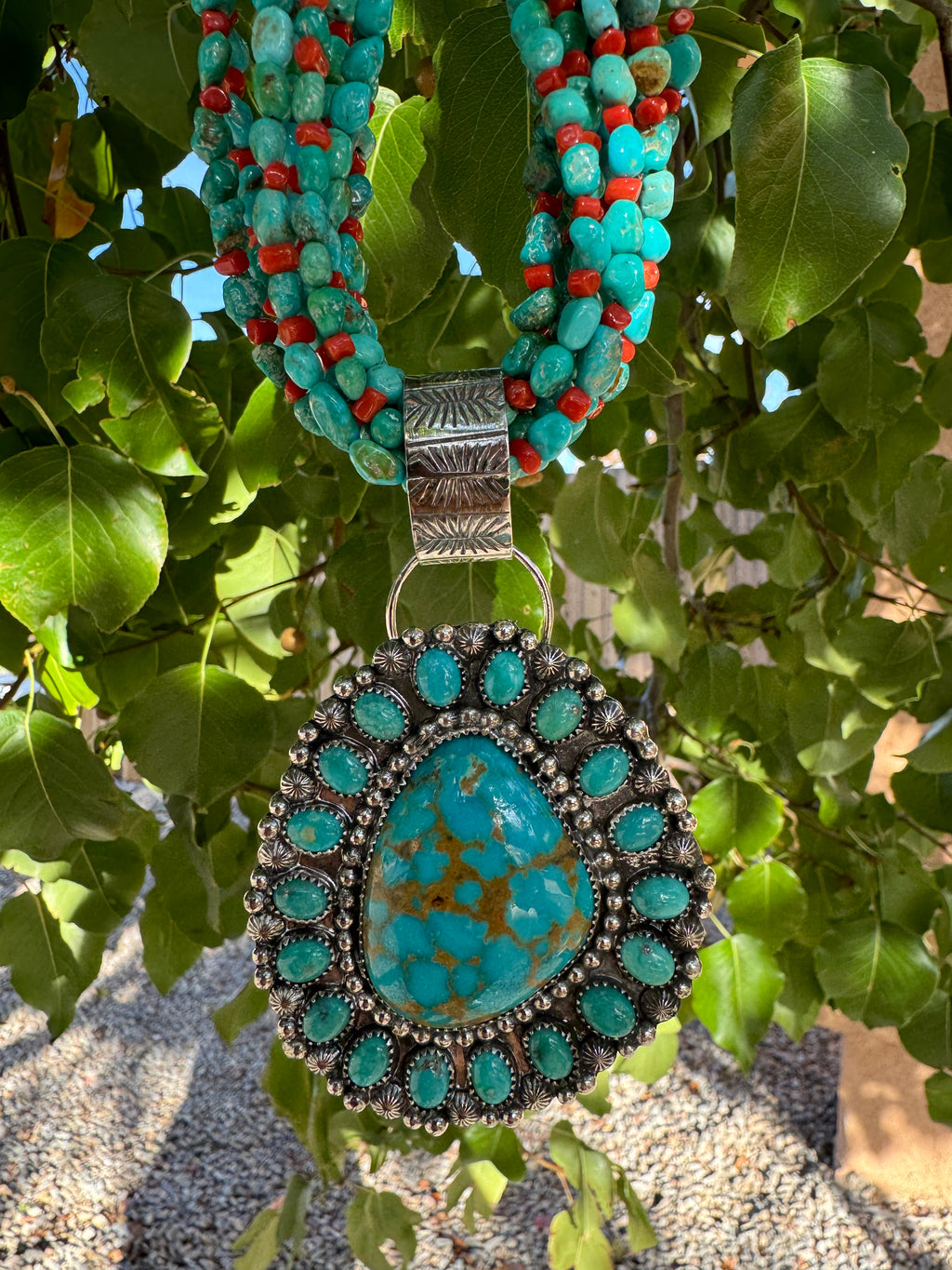 Navajo Cluster 11-Strand Necklace