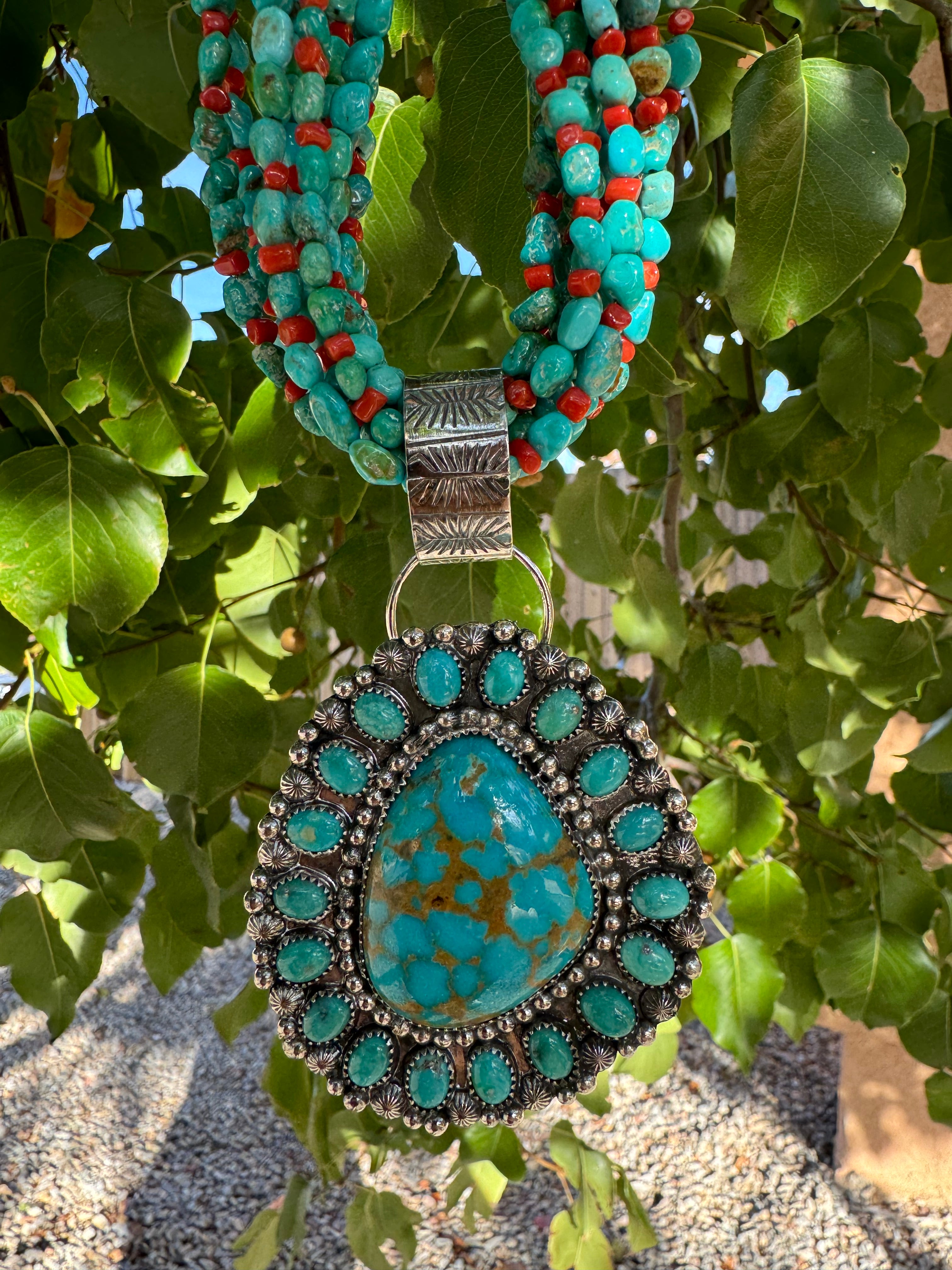 Navajo Cluster 11-Strand Necklace