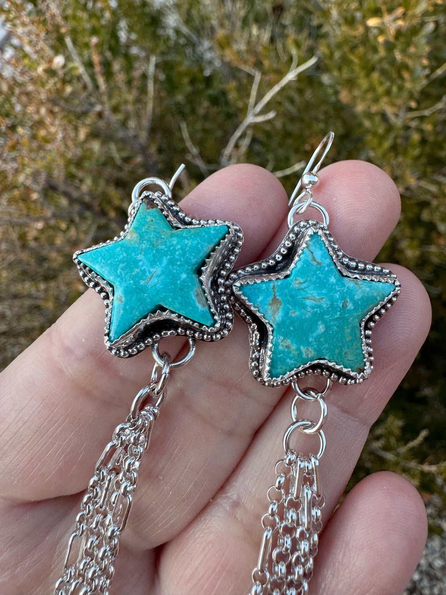 Sonora Turquoise Turquoise Chain Earrings