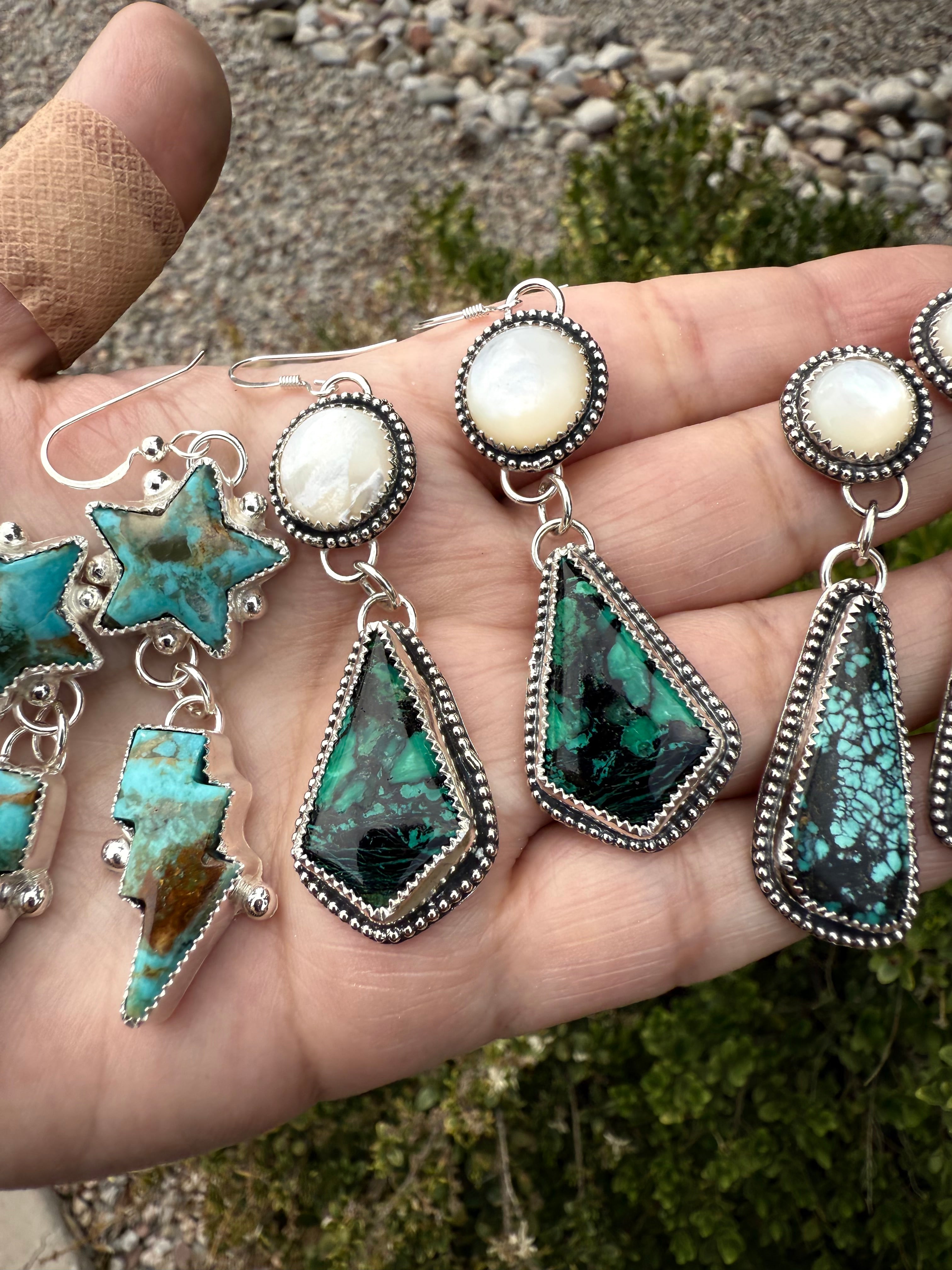 Azurite Malachite Diamonds & Pearls