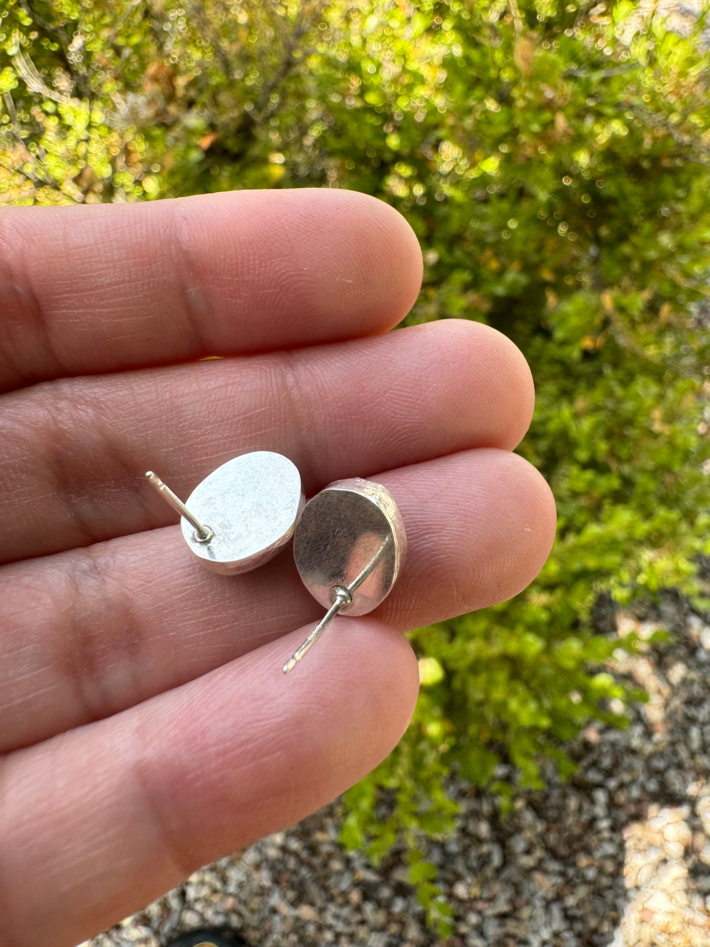 Mexican Turquoise Oval Earrings