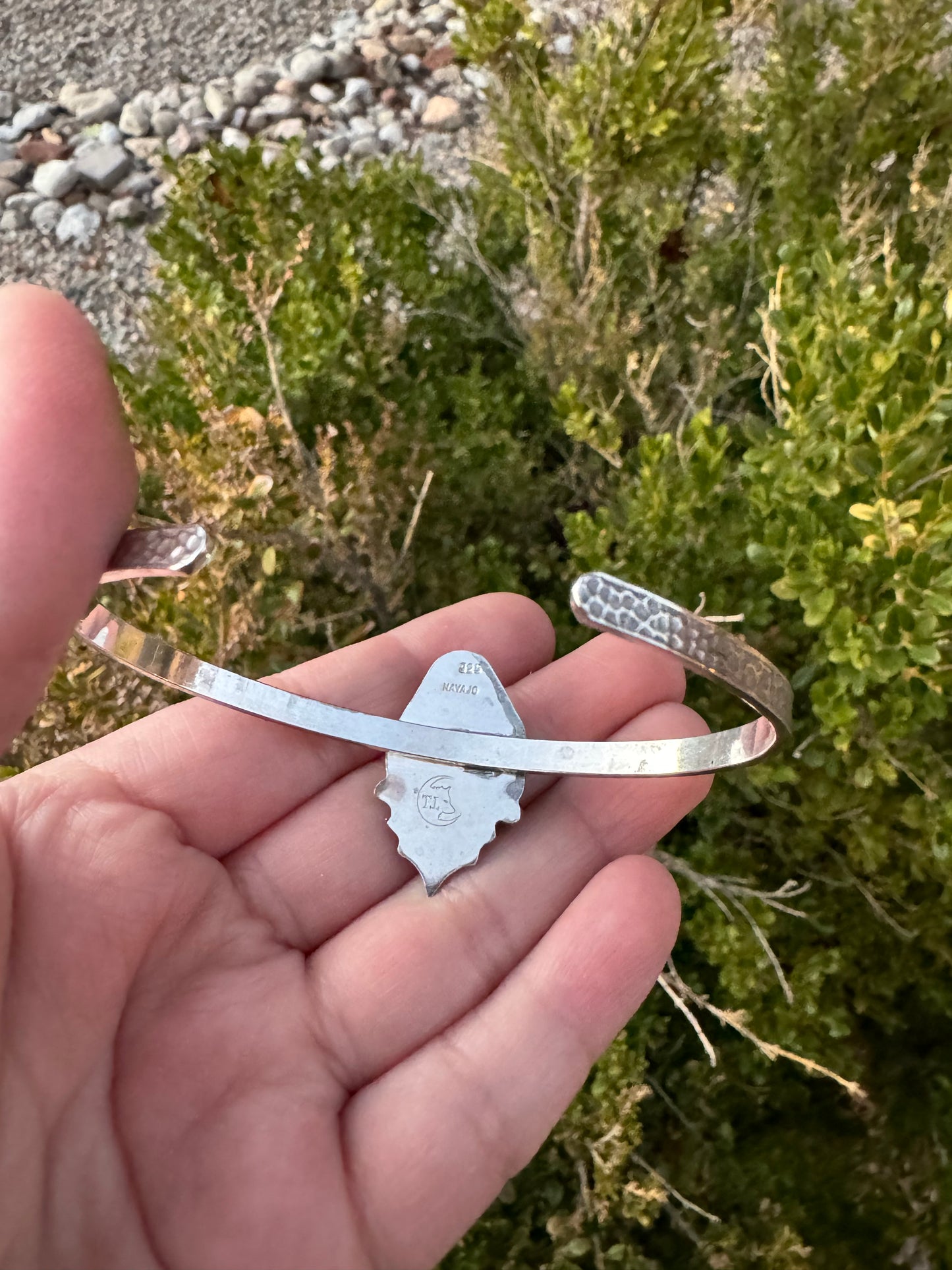 Lone Mountain Turquoise Bat Bracelet