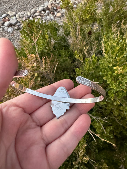 Lone Mountain Turquoise Bat Bracelet