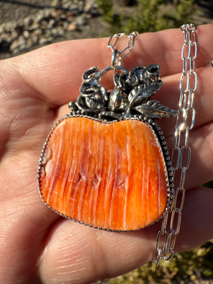 Large Pumpkin Necklace (3)