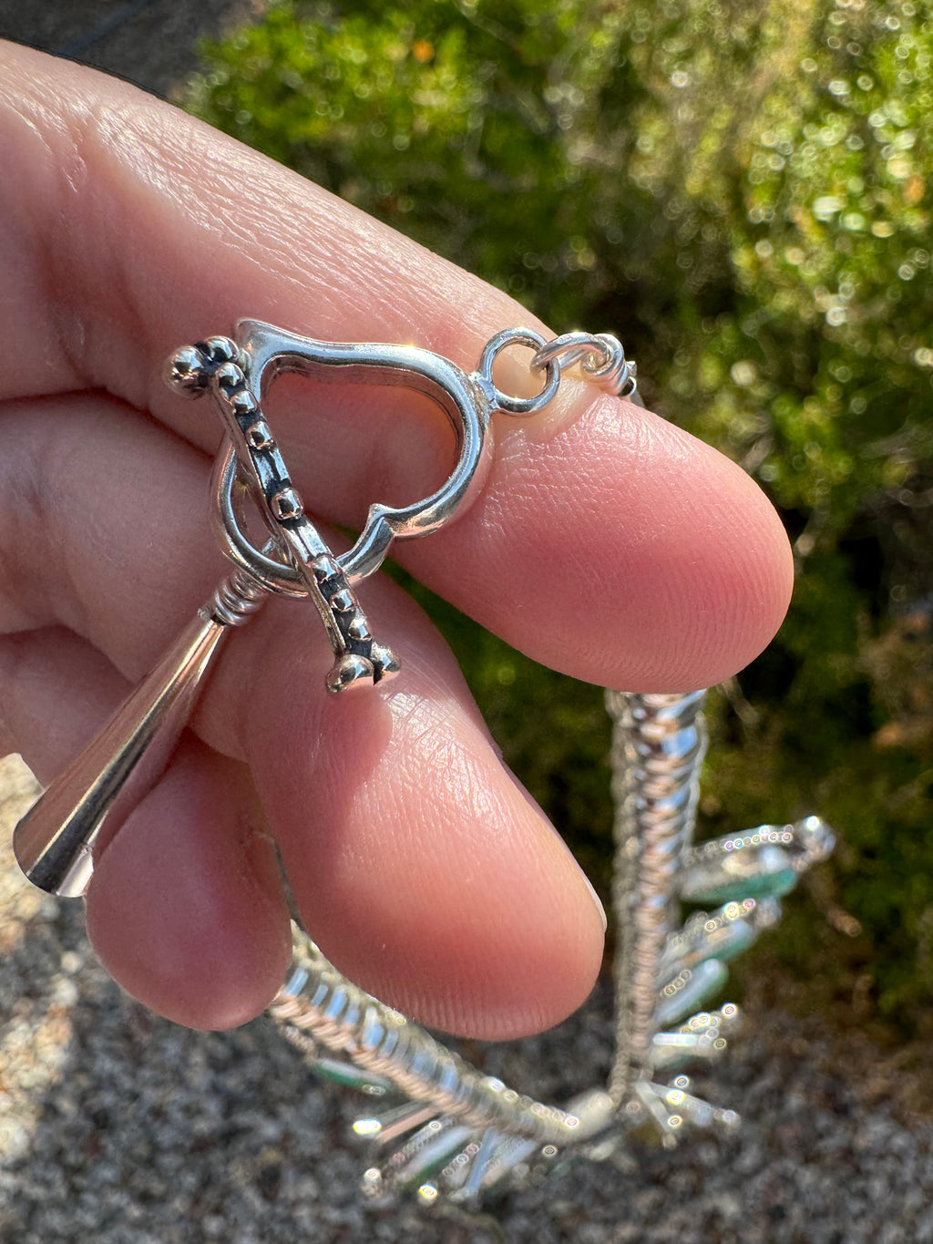 Sonoran Turquoise Concho Squash Blossom Set