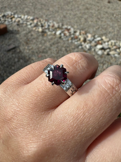 Rhodolite Garnet Ring (Sz 9.25)