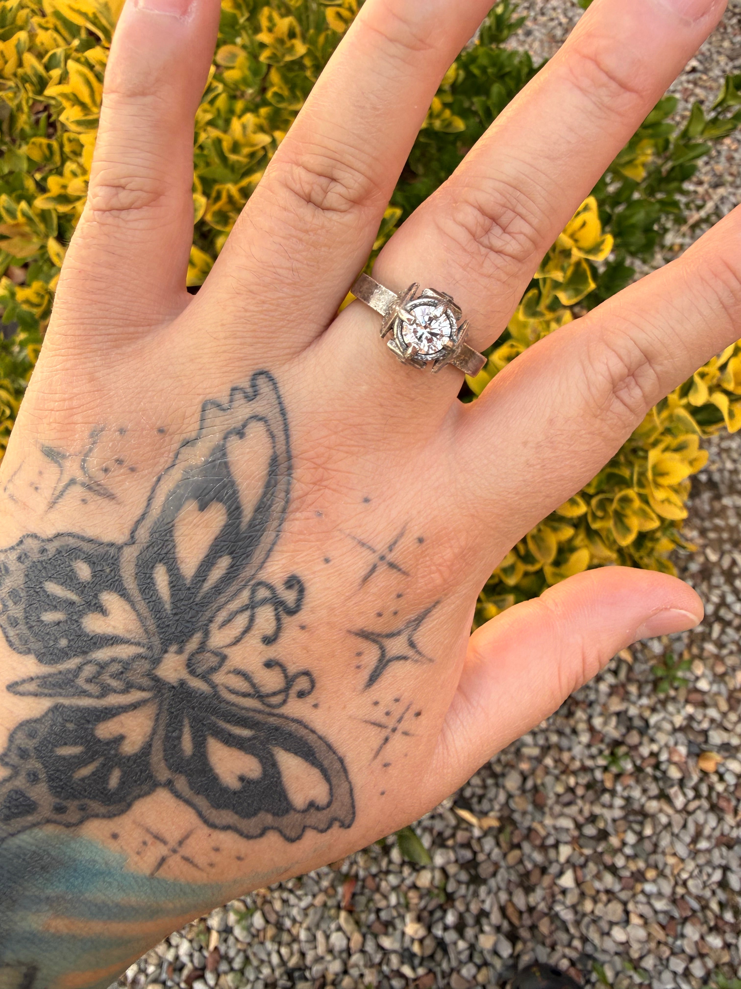 Rustic Navajo Ring (Sz 8)