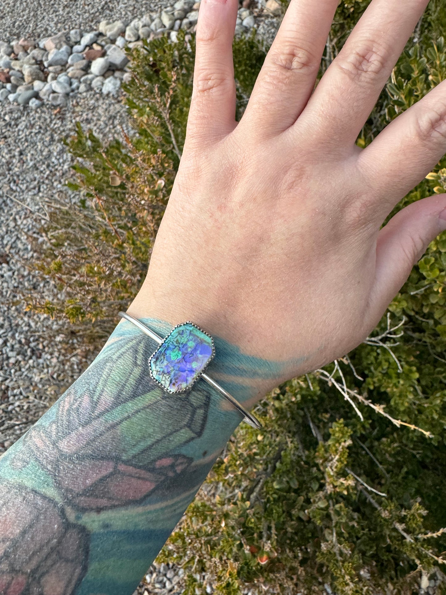Sterling Opal Bracelet