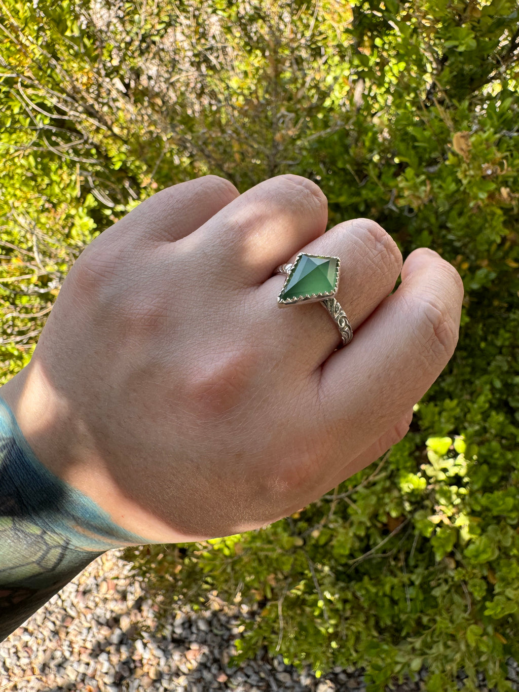 Prehnite Ring (Sz 11)