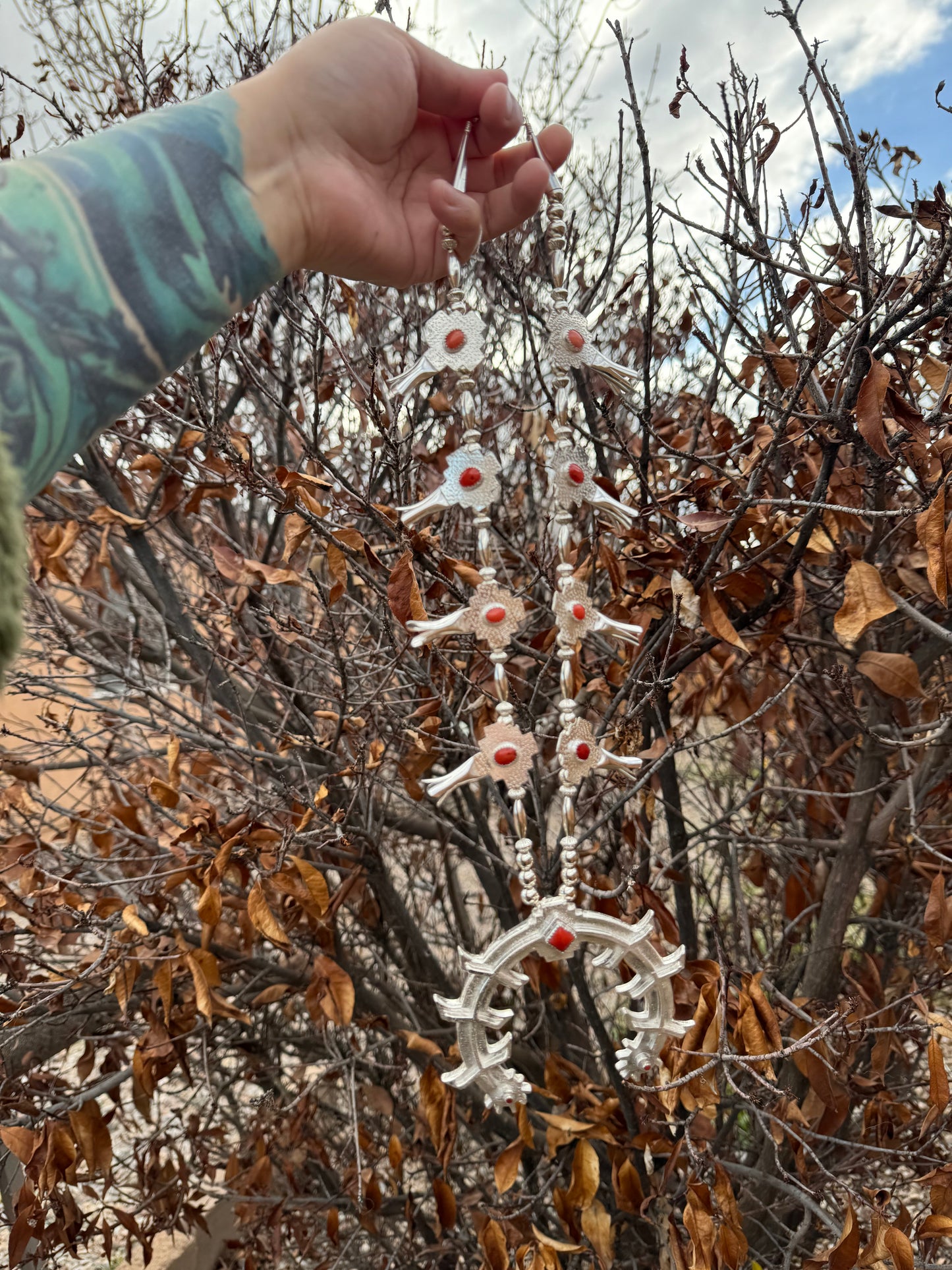Navajo Tree of Life Squash Blossom