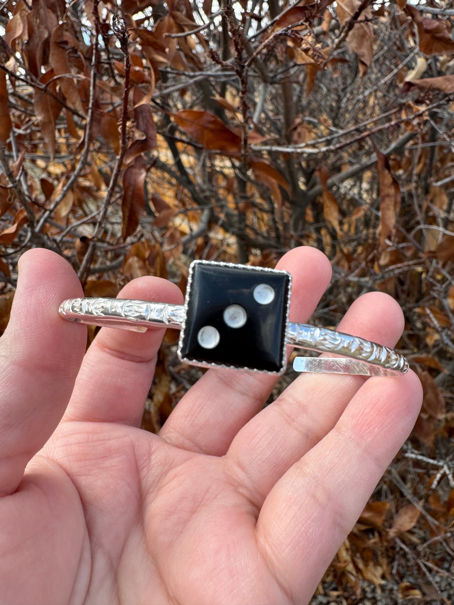 Onyx Die Bracelet