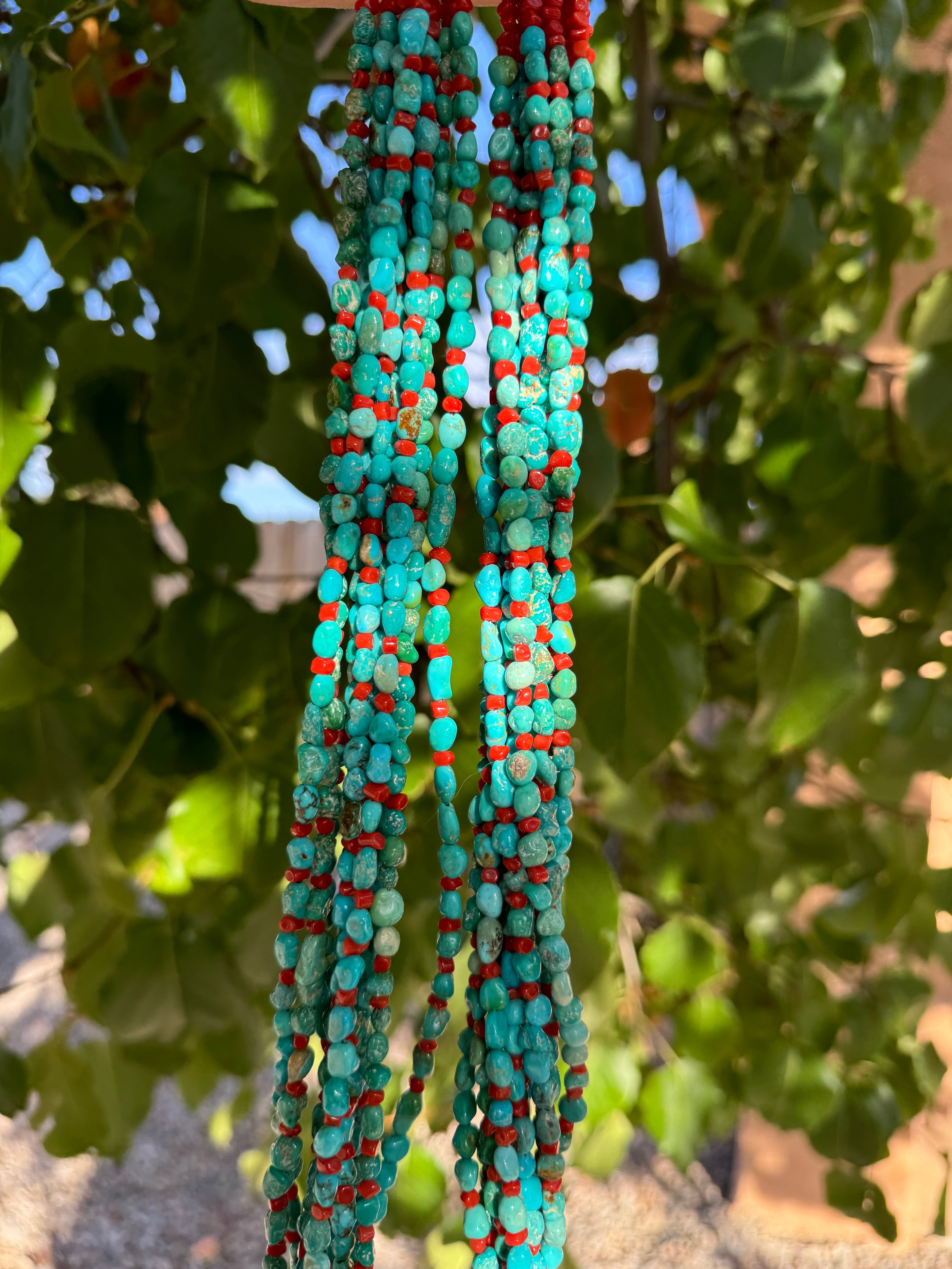 Navajo Cluster 11-Strand Necklace