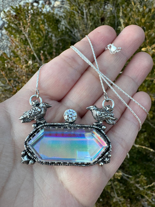 Double Crow Pendant