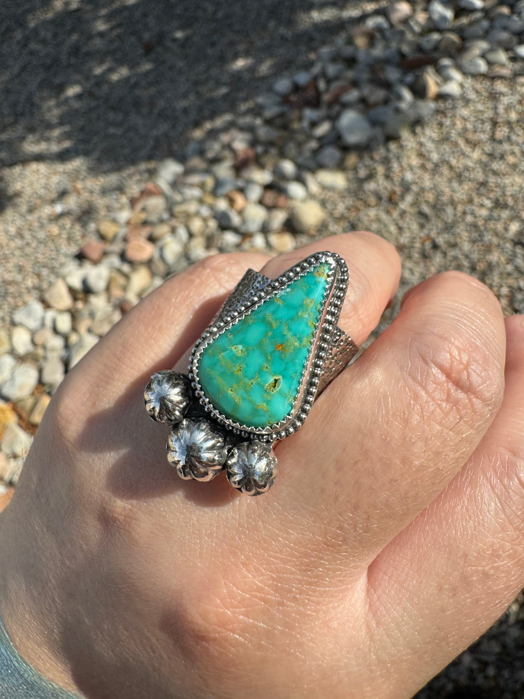 Sonoran Turquoise Concho Squash Blossom Set