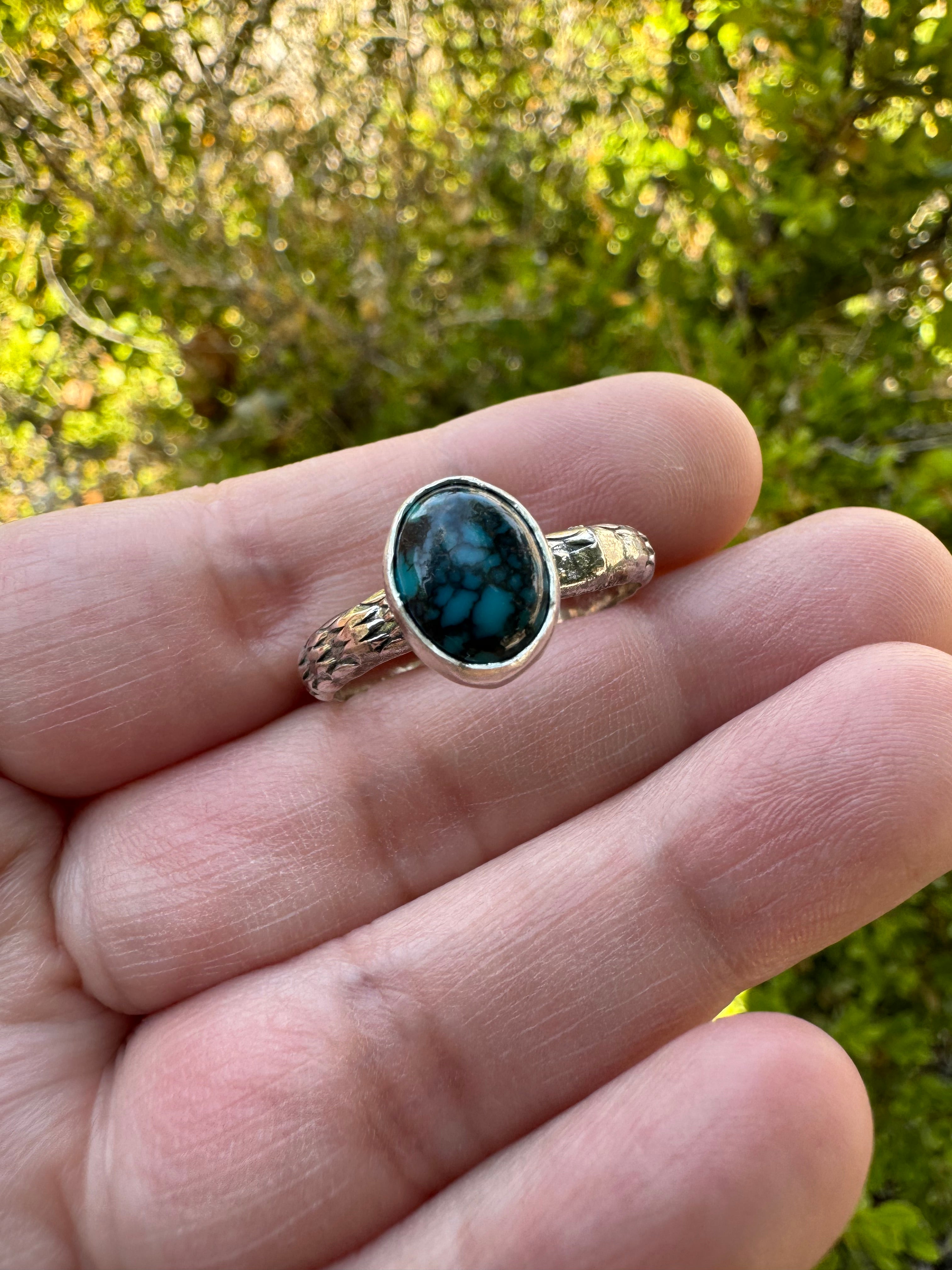 Turquoise Oval Ring (Sz 11.5)