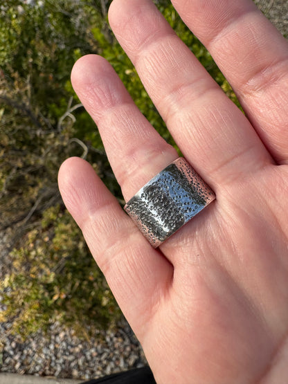 Hogan Hollow Form Ring (Sz 7-8)