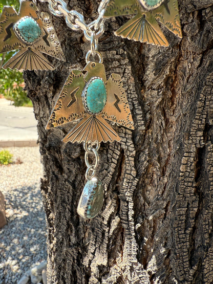 Heavy Metal Thunderbird Necklace