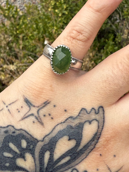 Grossular Garnet Ring (Sz 8)