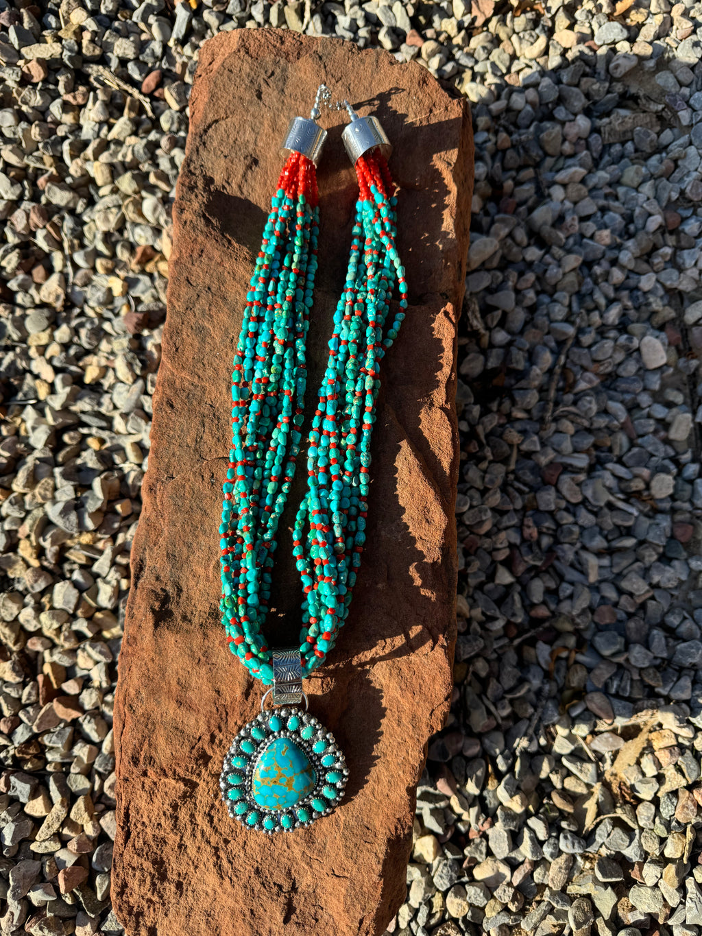 Navajo Cluster 11-Strand Necklace