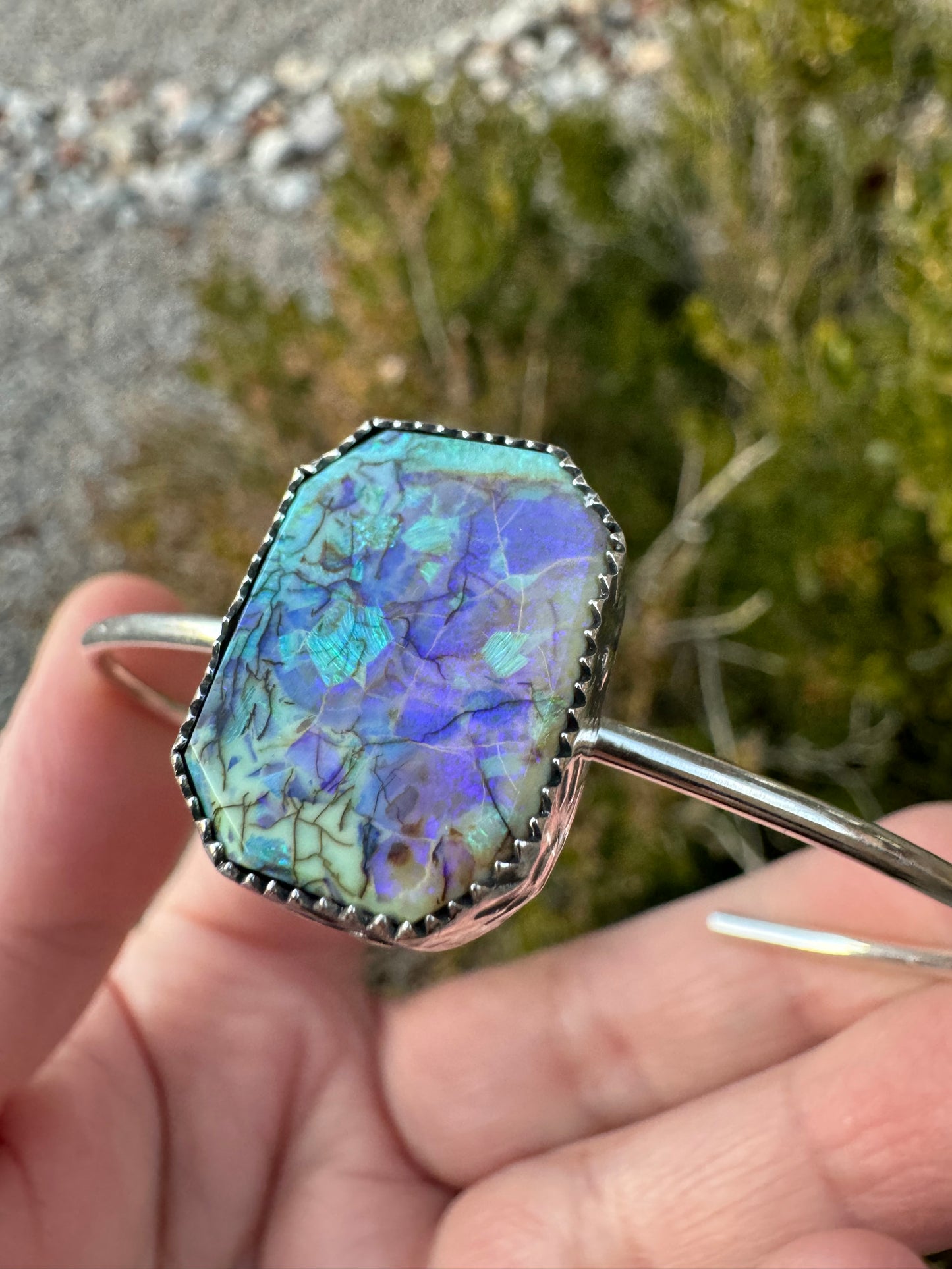Sterling Opal Bracelet