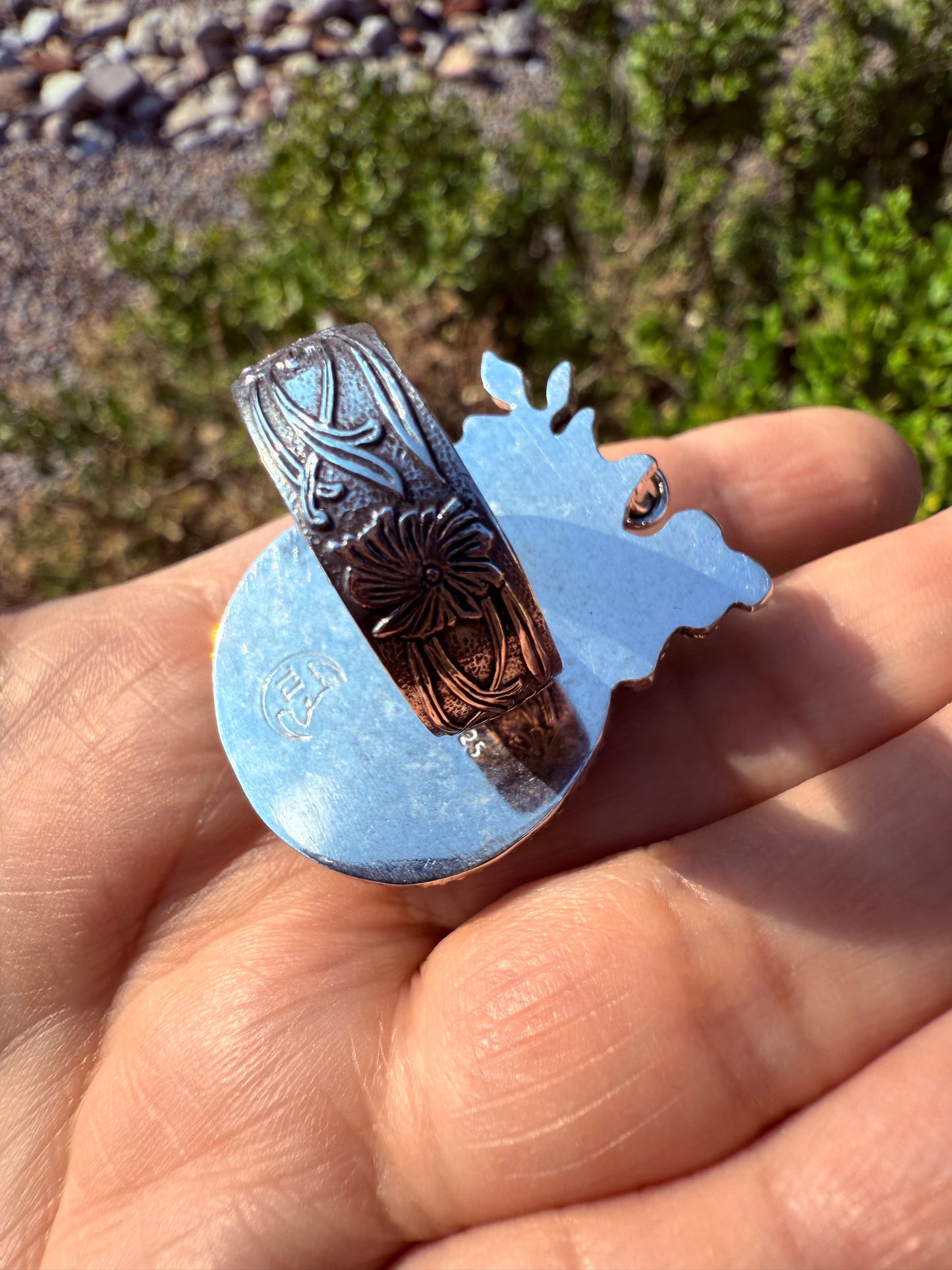 Large Pumpkin Ring (Adjustable sz 6-13)