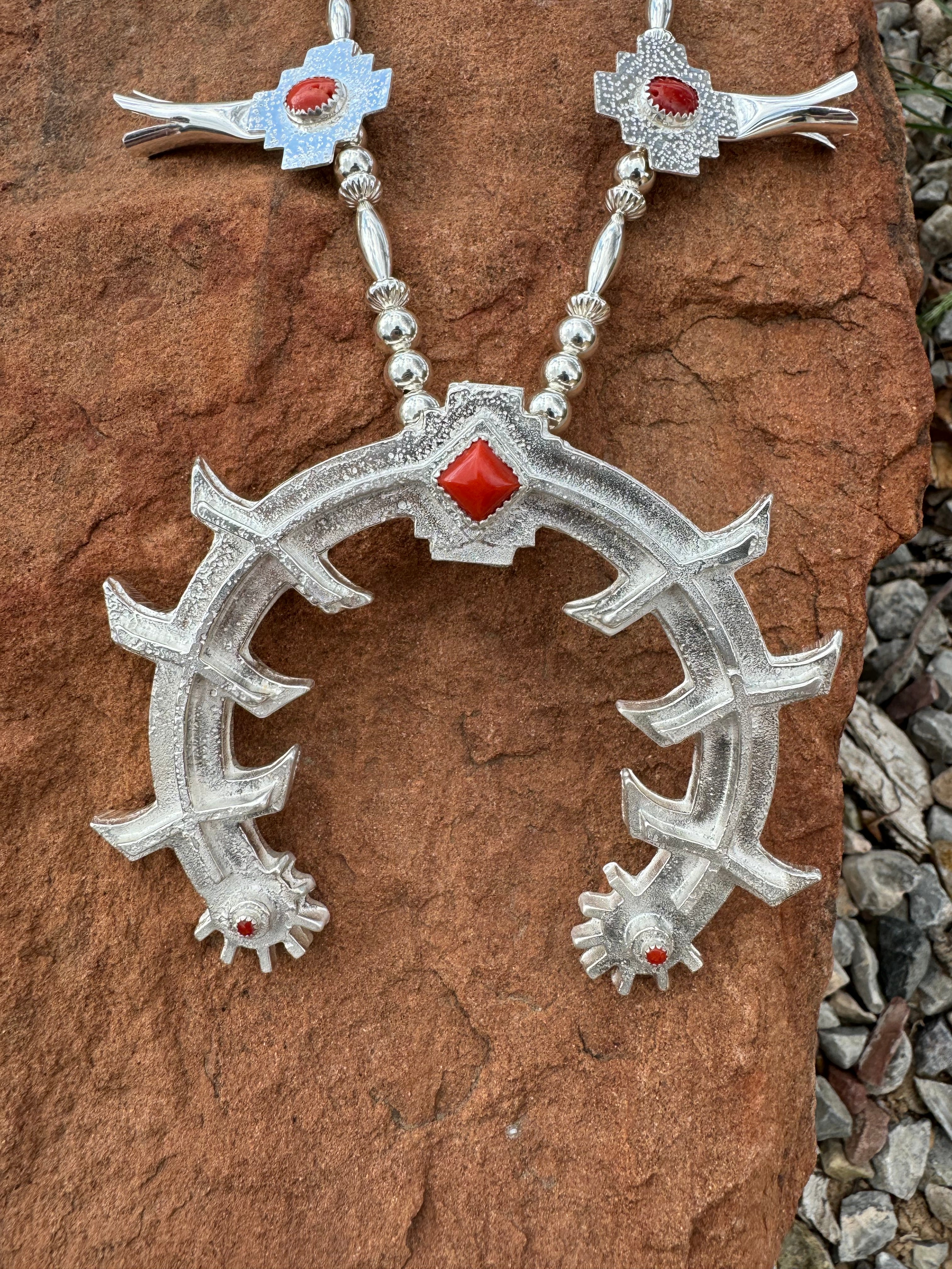 Navajo Tree of Life Squash Blossom