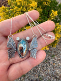 Persian Turquoise Butterfly Necklace