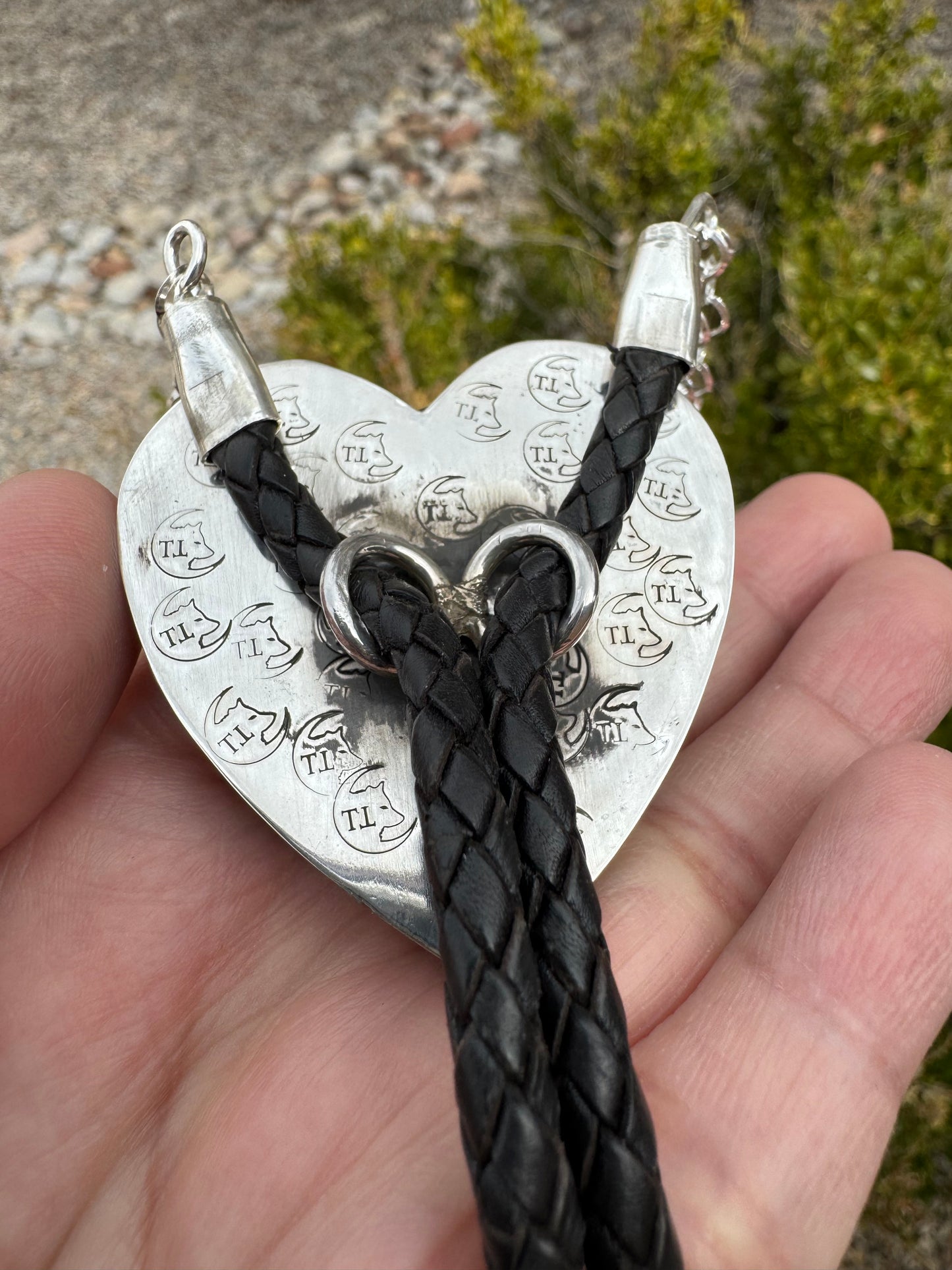 The Turquoise Heart Bolo Tie