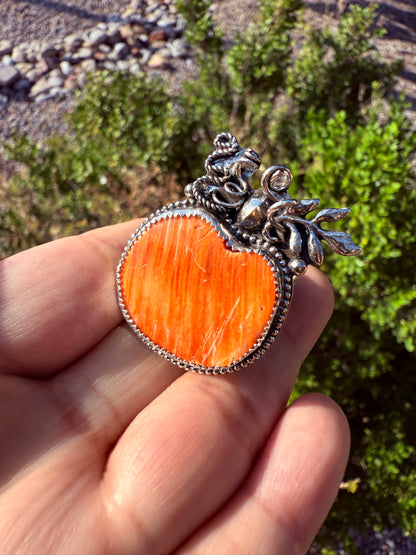 Large Pumpkin Ring (Adjustable sz 6-13)