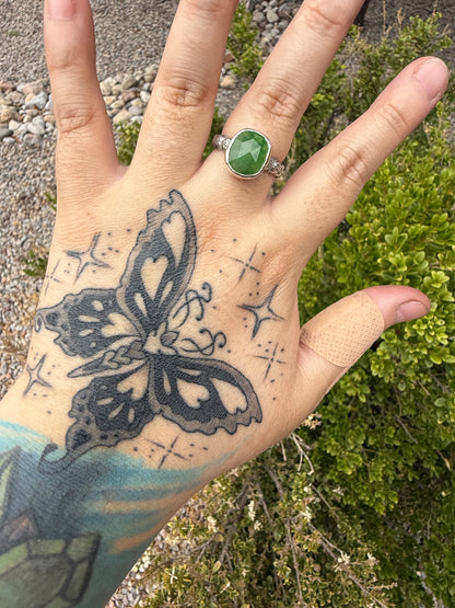 Grossular Garnet Ring (Sz 9.25)