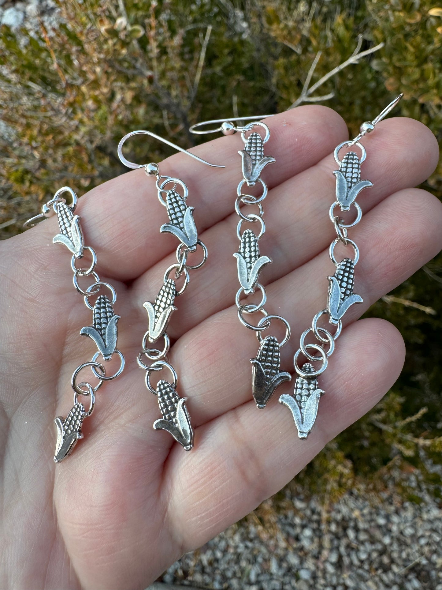 Naadą́ą́' Corn Dangle Earrings