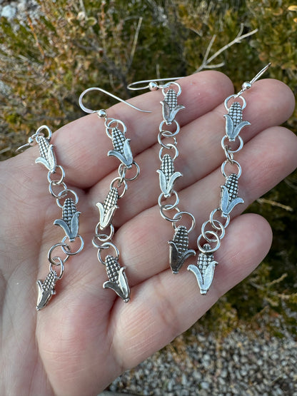 Naadą́ą́' Corn Dangle Earrings