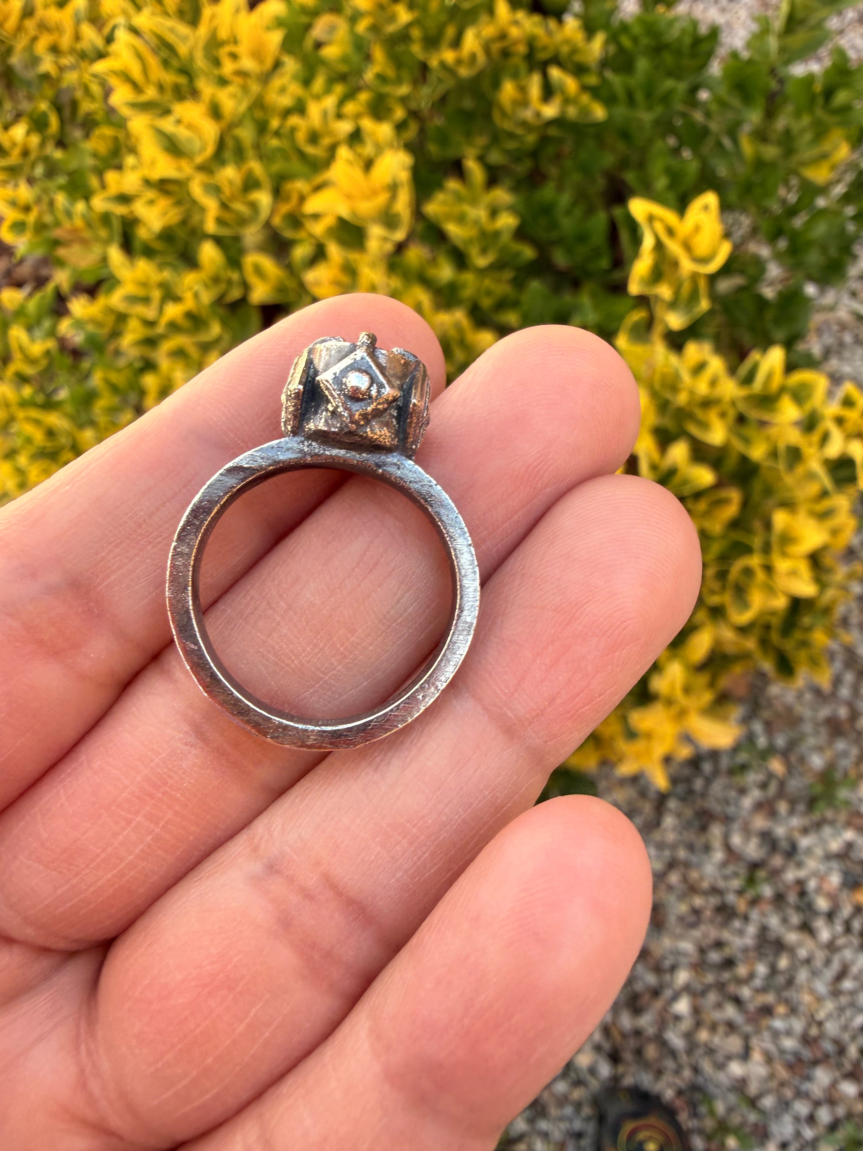 Rustic Navajo Ring (Sz 9)