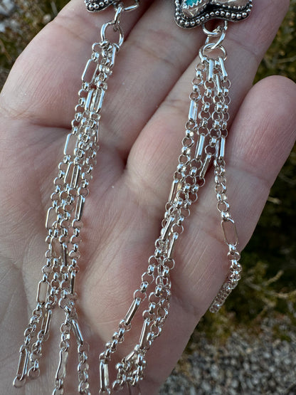 Sonora Turquoise Turquoise Chain Earrings