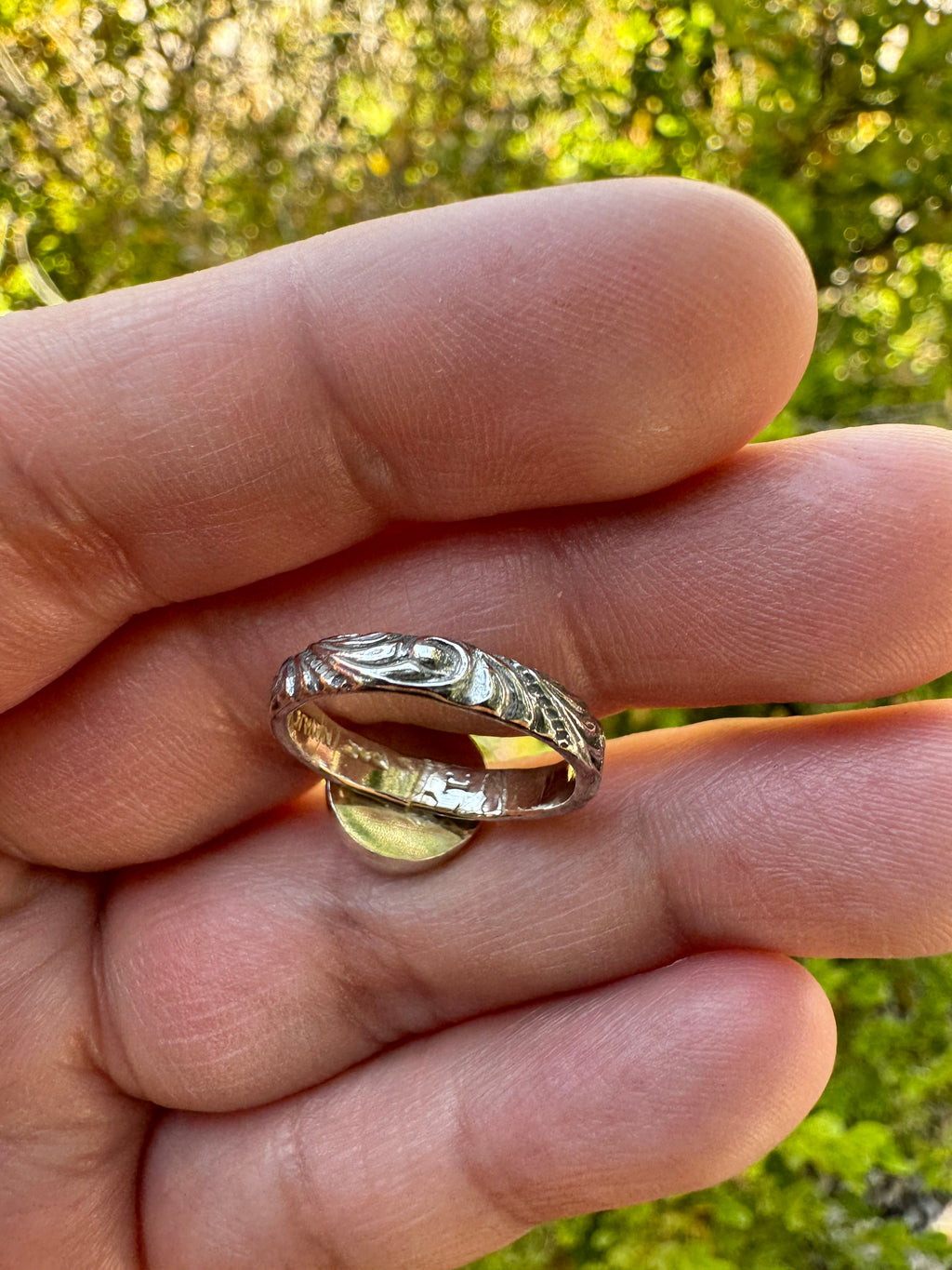 Turquoise Round Ring (Sz 4)