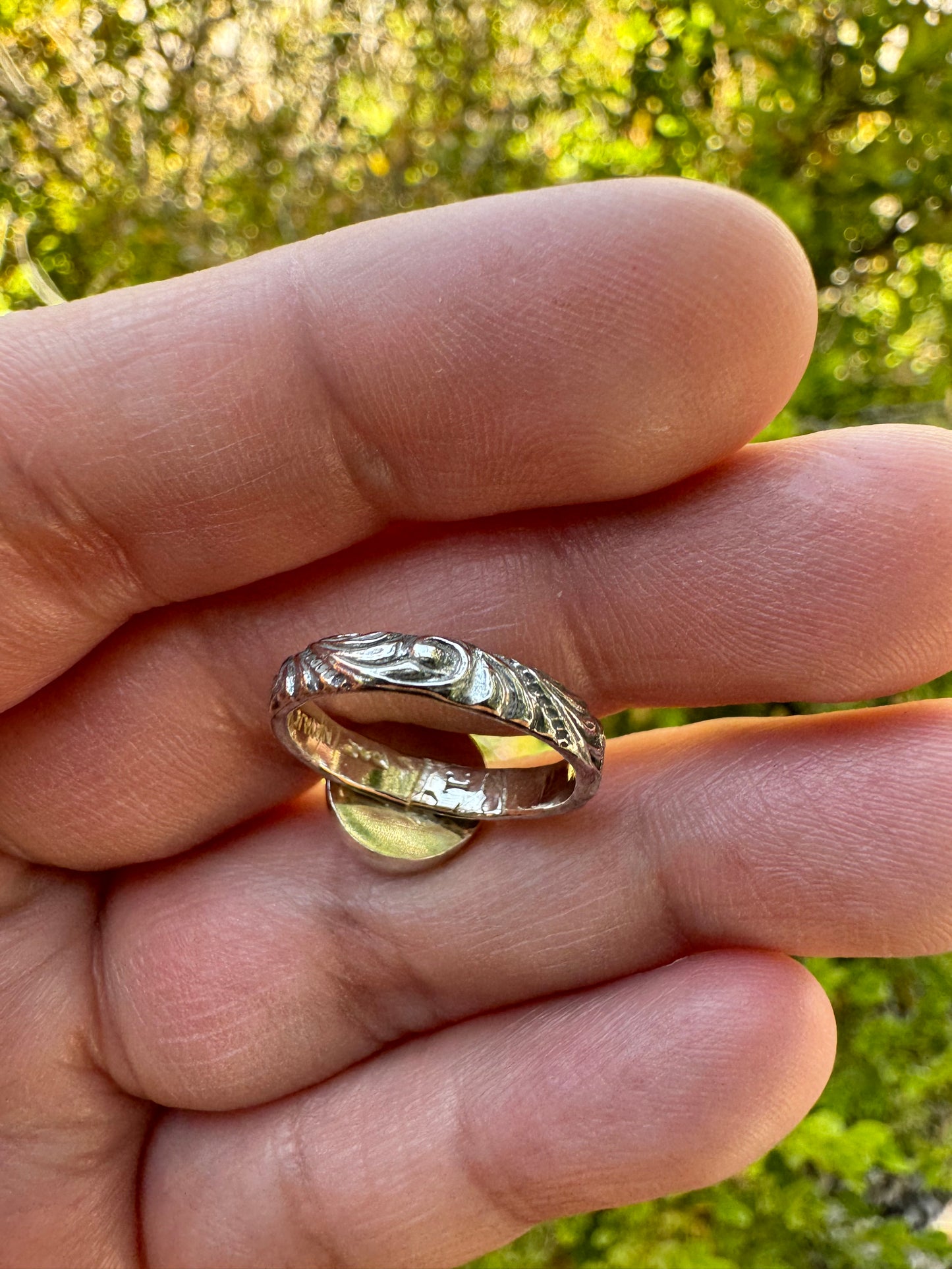 Turquoise Round Ring (Sz 4)