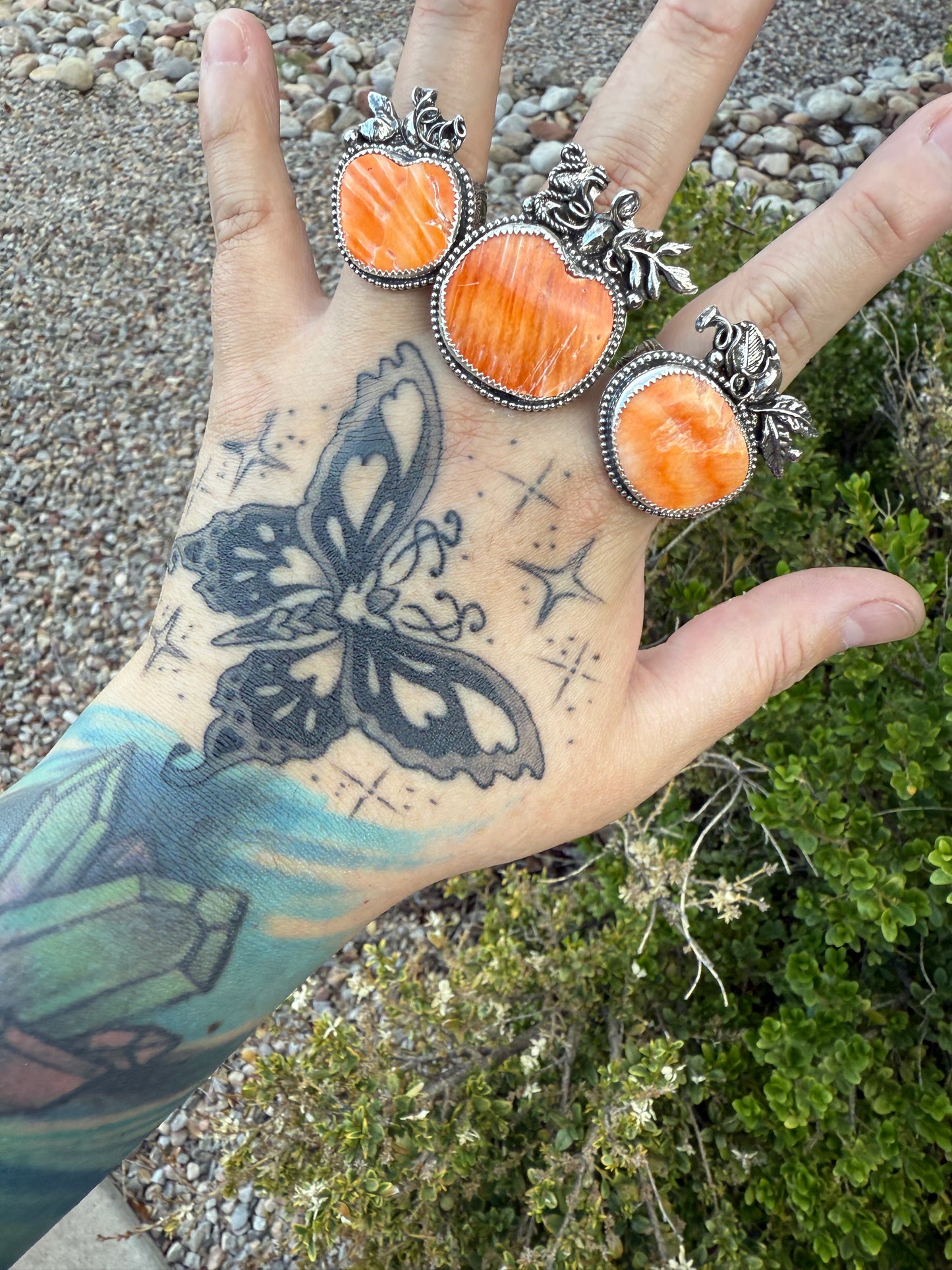 Small Pumpkin Ring (Adjustable sz 3-10)
