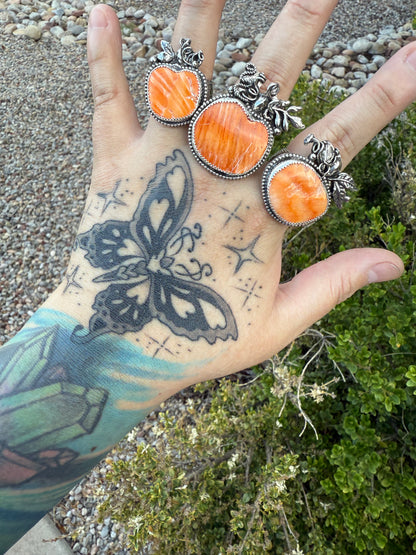 Small Pumpkin Ring (Adjustable sz 3-10)